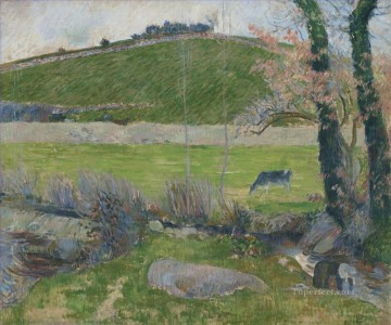 Artworks by 350 Famous Artists Painting - ON THE UPSTREAM OF PONT AVEN landscape Paul Gauguin